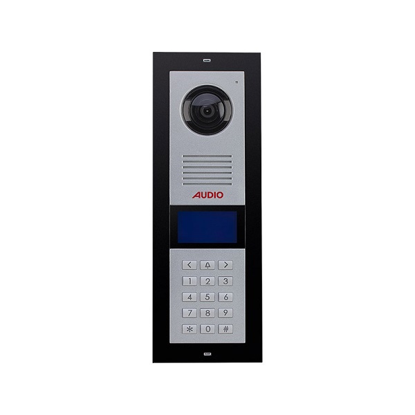 Audıo görüntülü zil paneli 003005 şifre ve kart özellikli 4 satır lcd ekran zil paneli